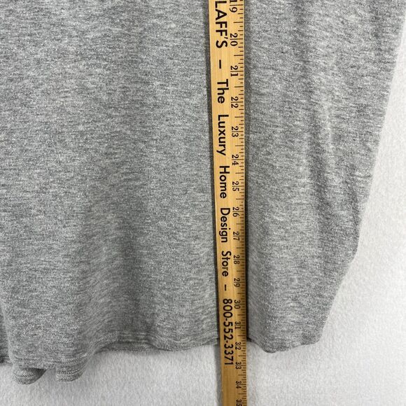 EILEEN FISHER Top PM Petite Tencel Terry Hug Stretch Terry Turtleneck Gray USA - Picture 13 of 14